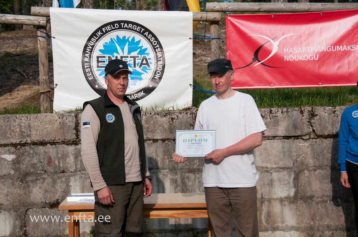 Andres Mikfelt, category Springer, 85 points out of 150